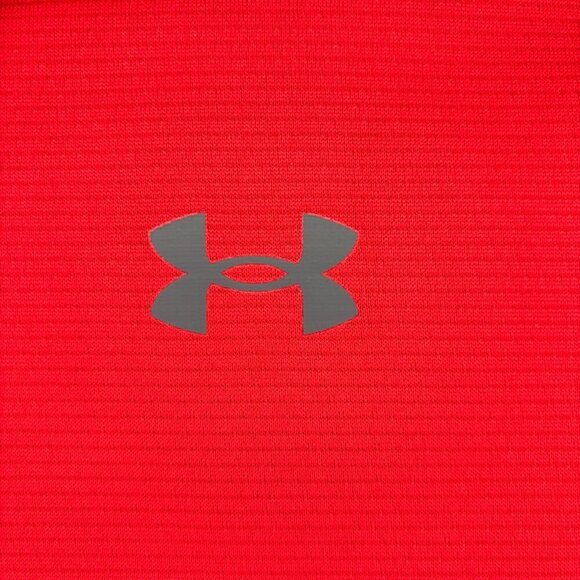 UNDER ARMOUR UA Tech Polo Mens XL Red Wicking Breathable - Picture 6 of 7